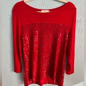 Women’s Calvin Klein Red Sweater Large